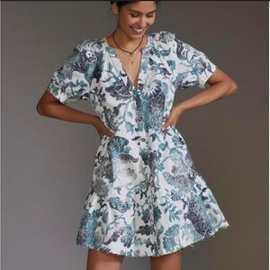 Anthropologie Pilcro Puff Sleeve Tunic